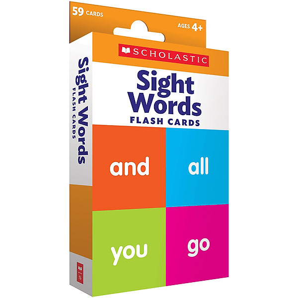 Flash Cards : Sight Words - Cho Bé Học Tiếng Anh (Phù Hợp Từ 4 Tuổi)