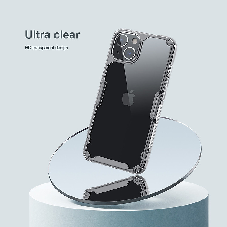Ốp Lưng Nillkin Nature TPU Pro dành cho iPhone 13 / 13 Pro / 13 Pro Max - Hàng Nhập Khẩu