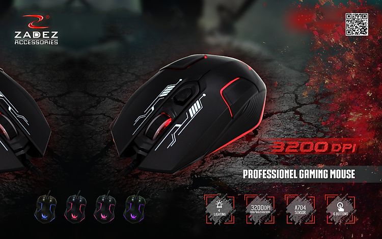 ZADEZ Gaming Mouse G-610M