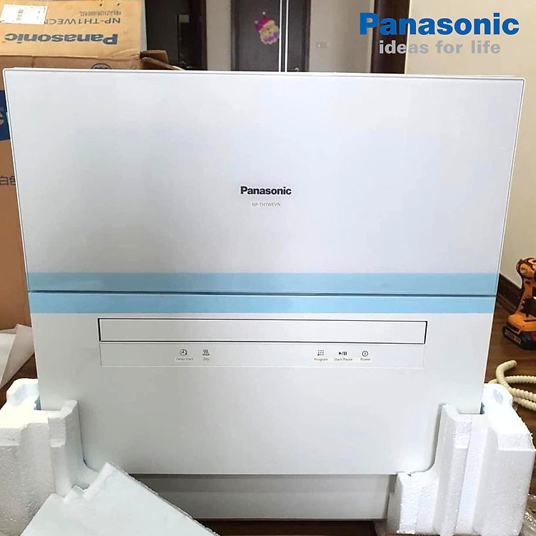 Máy rửa bát để bàn Panasonic NP-TH1WEVN có chức năng sấy khô, bảo hành 12 tháng chính hãng