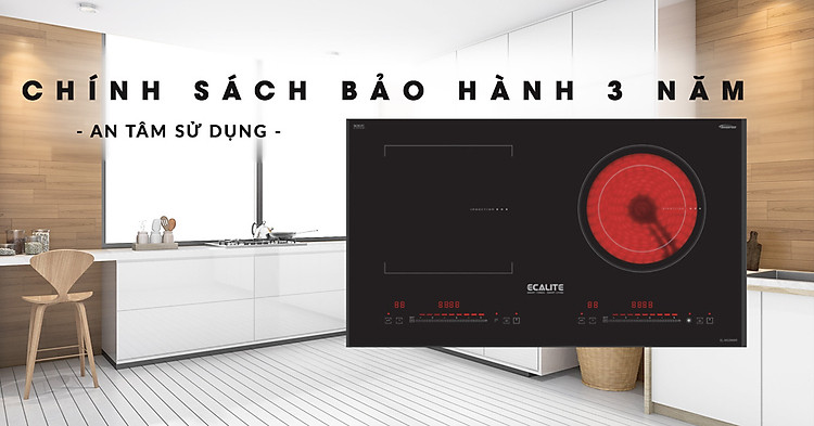 Chính sách bảo hành của bếp 1 từ 1 điện Ecalite EL-MS2999IR