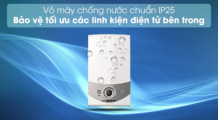 Máy nước nóng Ariston AURES SM45PE SBS VN - Vỏ máy chống nước chuẩn IP25