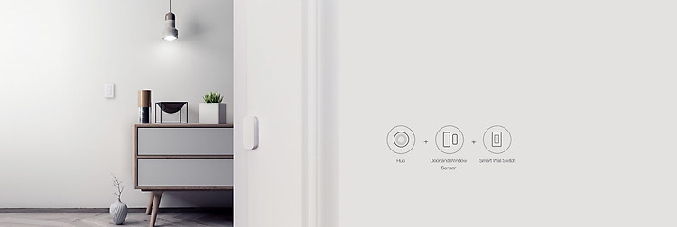 Công tắc  Aqara Chữ nhật chuẩn US - nút bấm cơ, phiên bản quốc tế, hàng chính hãng