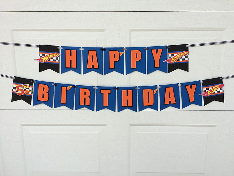 hot wheels happy birthday banner for Sale OFF52%