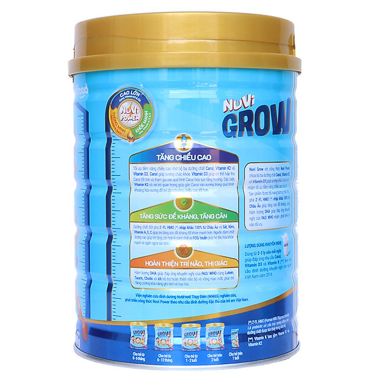 Sữa Nuvi Grow 