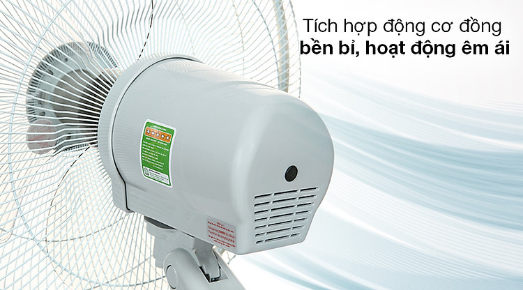 Quạt treo Lifan TE-1688 xám trắng - Động cơ đồng sử dụng bền, hoạt động êm ái, hiệu quả