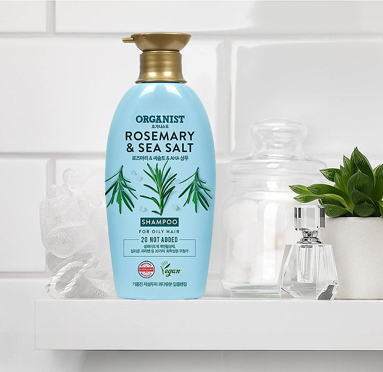 Elastine Organist Rosemary and Sea Salt Deep Cleansing Shampoo
