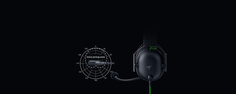 Tai nghe Razer BlackShark V2 X - Wired Gaming Headset - RZ04-03240100-R3M1 trang bị micro với khả năng loại bỏ tạp âm và tái tạo giọng nói tốt
