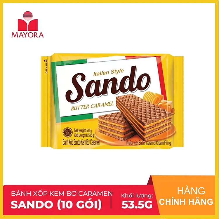Bánh xốp Sando Caramel 53.5g 2