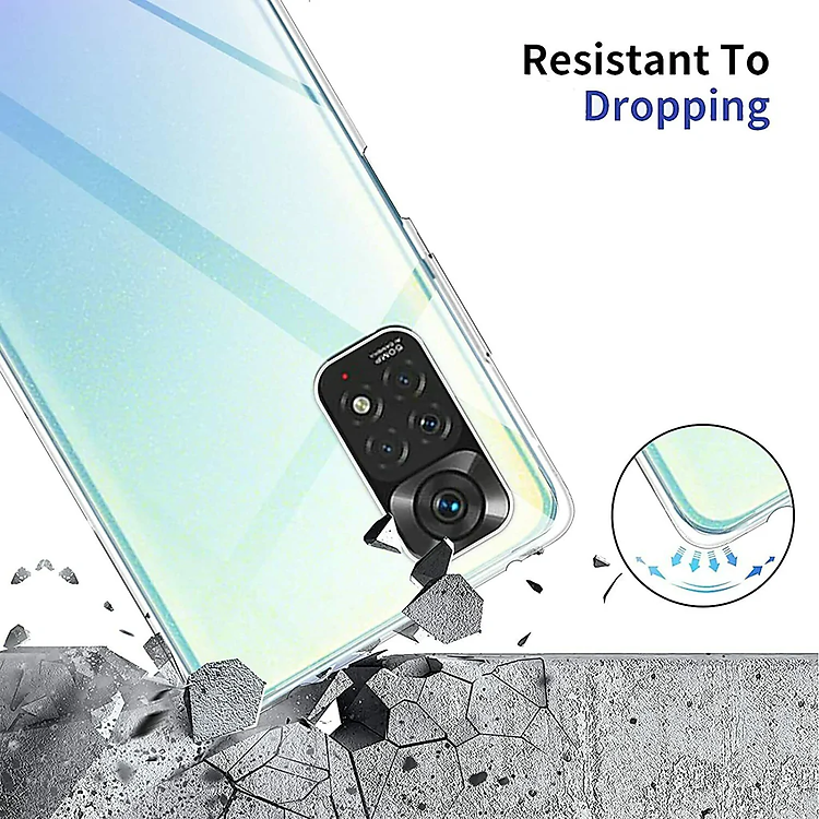 ốp lưng silicon dẻo trong suốt mỏng 0.6mm cho xiaomi redmi note 11 note 8