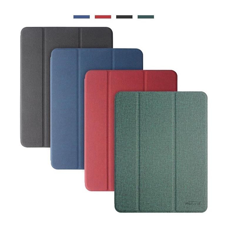 Case Bao da chống sốc mặt lưng canvas cho iPad 10.2 inch 2019 hiệu Mutural Yashi Series