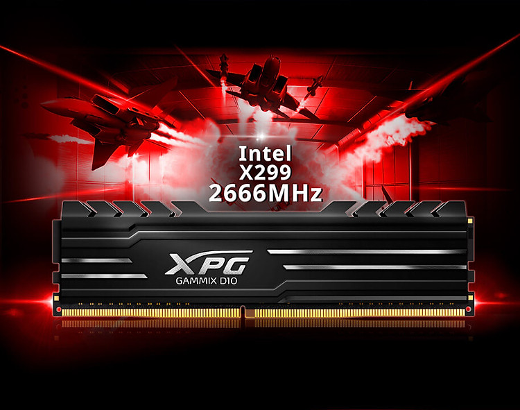 RAM PC ADATA DDR4 XPG GAMMIX D10 8GB 3000 RED