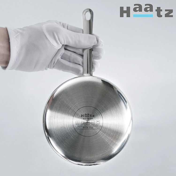 Quánh Inox 316 đúc nguyên khối Haatz Hàn Quốc 12cm