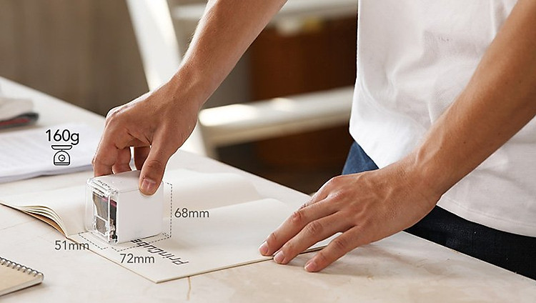 Máy in màu mini cầm tay di động nhỏ nhất thế giới PrinCube