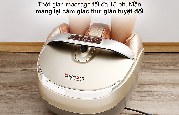 Tận hưởng massage tại gia chuyên nghiệp cùng máy massage chân hasuta hmf- 320