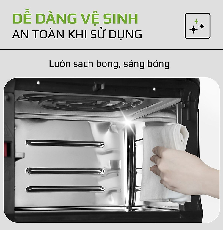 Nồi Chiên Không Dầu OLIVO AF12 - 8 Chức Năng - Dung Tích 12L - Công Suất 1800W - Thương Hiệu Mỹ