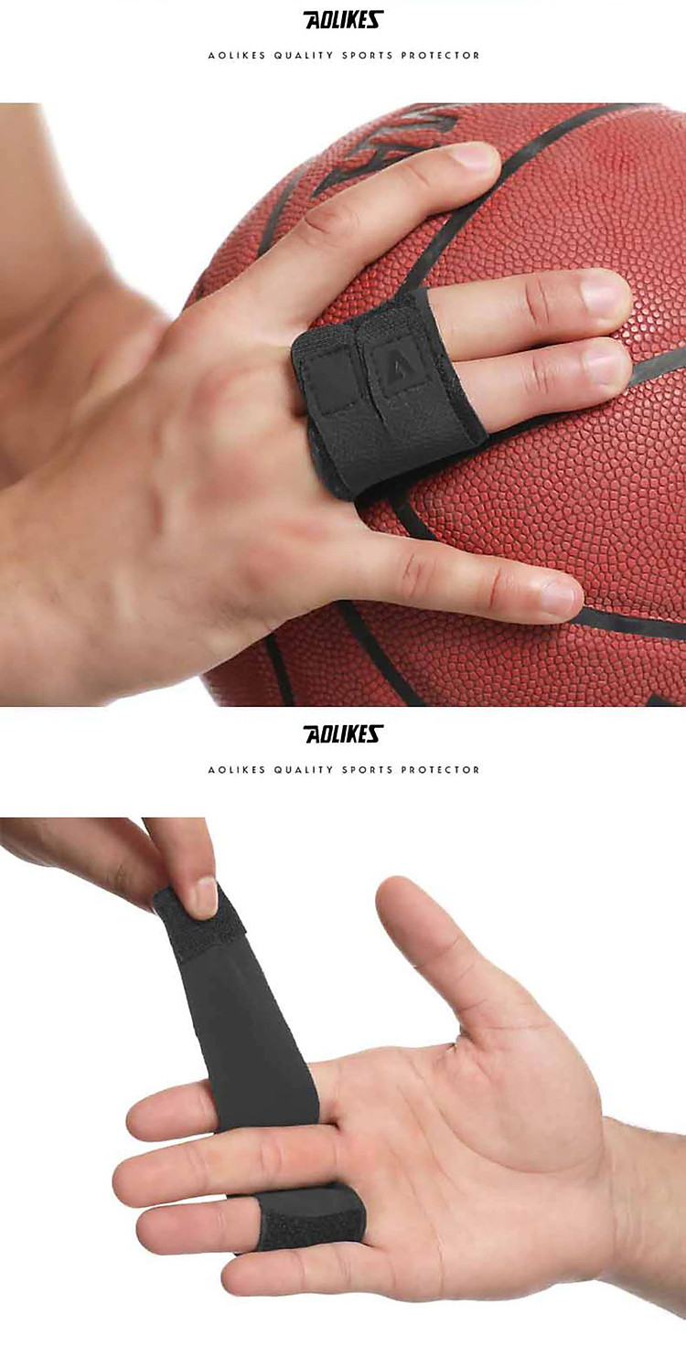 Nẹp cố định ngón tay AOLIKES A-1581 loại bó 2 ngón Sports finger Nẹp cố định ngón tay AOLIKES A-1581 loại bó 2 ngón Sports finger