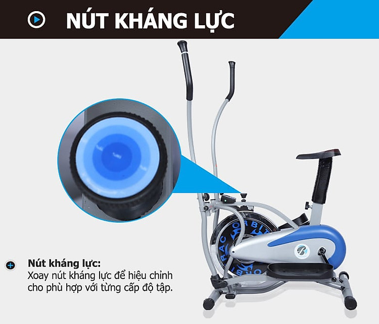 Xe Đạp Tập iBike 4000 có nút kháng lực để linh động mức độ tập