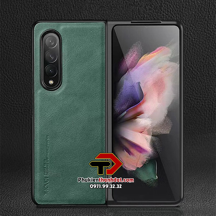 Ốp lưng da cho SamSung Galaxy Z Fold3 5G chính hãng X-level - Hàng chính hãng