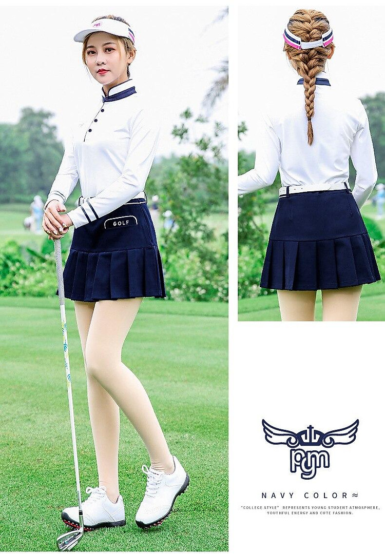 Quần short golf PGm Quần nữ bằng chứng Váy bằng vải cotton Mềm mại thoáng khí và thấm mồ hôi Váy Qz041