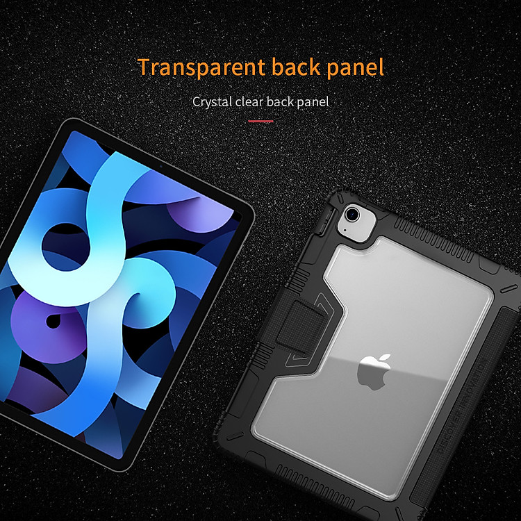 Bao da Nillkin Bumper Leather Case cho iPad Air 4 2020 10.9 Inch / iPad Pro 11 inch 2020 & 2018 (Có khe cắm bút Apple Pencil) - Hàng Nhập Khẩu