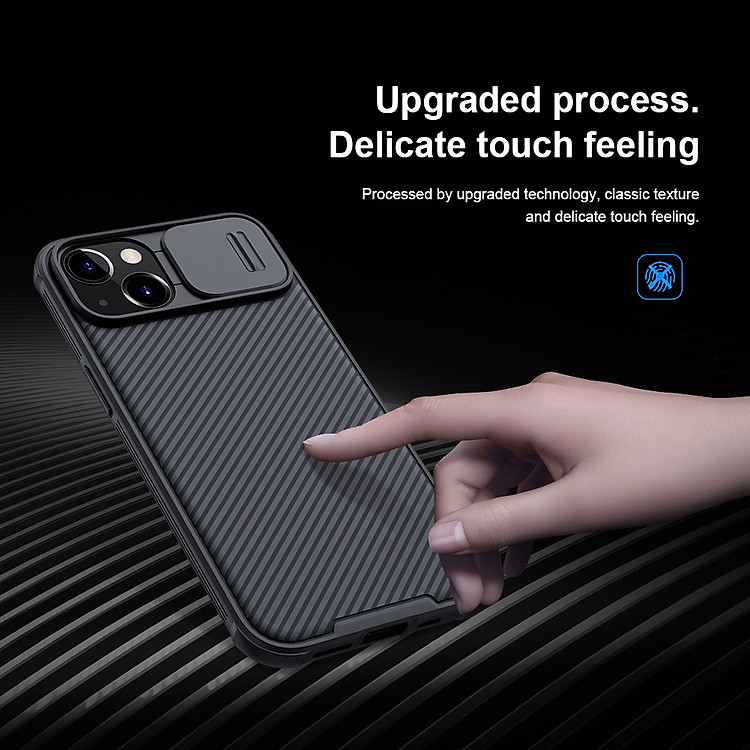 Ốp Nillkin bảo vệ Camera cho iPhone 13 / 13 Pro / 13 Pro Max Nillkin Camshield PRO nắp đậy bảo vệ Camera - Hàng nhập khẩu