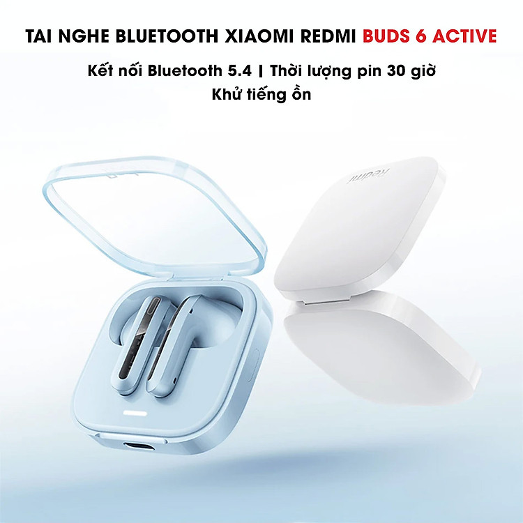 Tai nghe Bluetooth Xiaomi Redmi Buds 6 Active - Hàng Nhập Khẩu