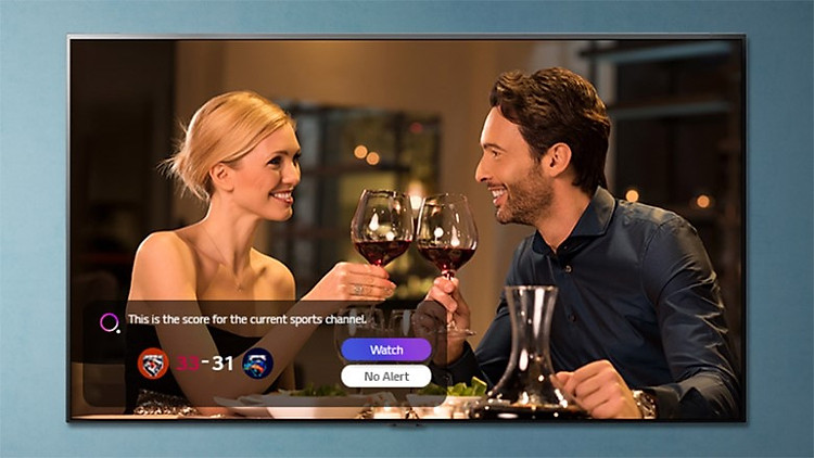 Thông báo thể thao - Smart Tivi LG NanoCell 4K 65 inch 65NANO77TPA