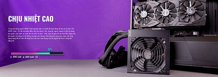 Nguồn máy tính Cooler Master MWE GOLD 750 - V2 750W ( 80 Plus Gold/Màu Đen/Full  Modular)