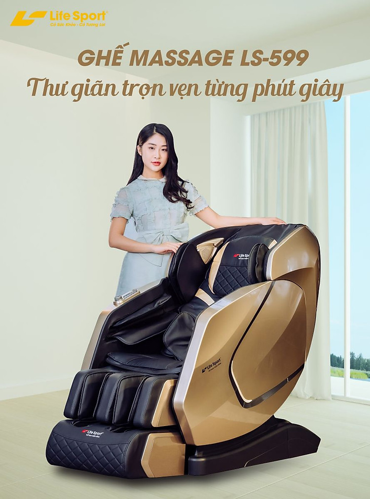 Ghế massage cao cấp Lifesport LS-599