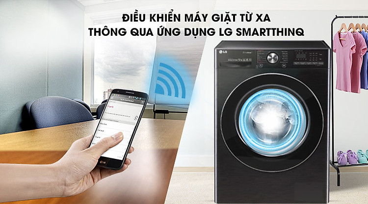 Điều khiển từ xa - Máy giặt sấy LG Inverter 10.5 kg FV1450H2B