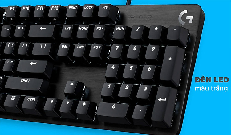 Bàn phím Logitech G413 Mechanical Gaming màu đen - Hàng Chính Hãng - Bảo Hành 24 Tháng