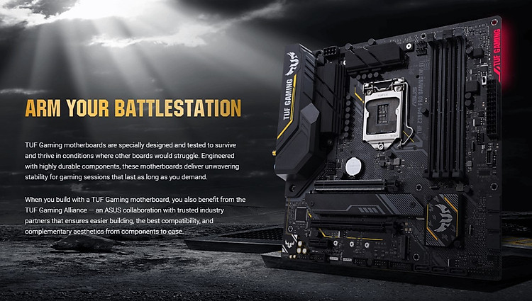 Bo mạch chủ ASUS TUF Z390M-Pro Gaming (WI-FI)