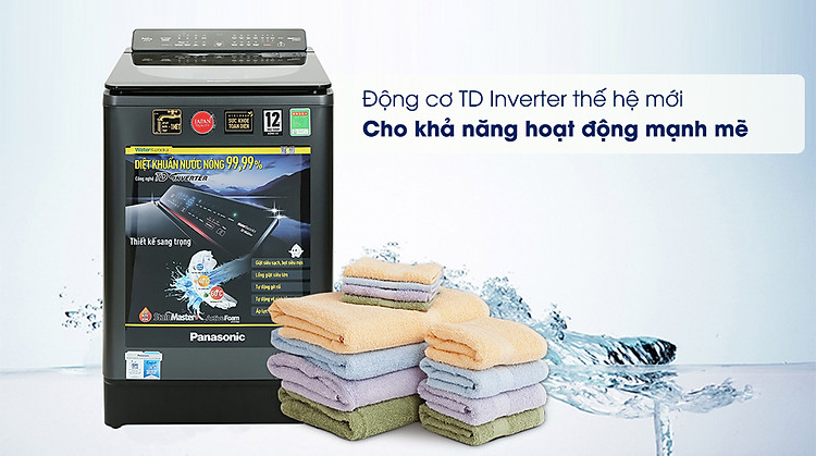 Máy giặt Panasonic NA-FD14V1BRV - TD Inverter