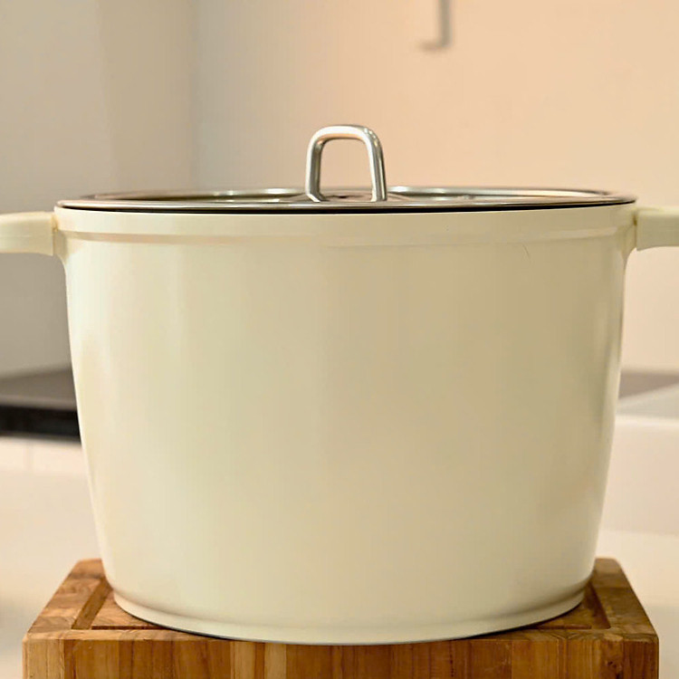 Nồi luộc gà chống dính phủ gốm Haatz Hàn Quốc dung tích 10L size 28cm