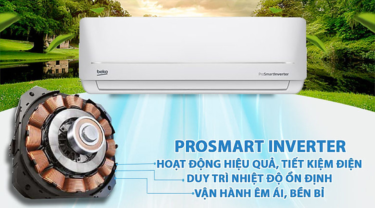 ProSmart Inverter - Máy lạnh Beko Inverter 1.5 HP RSVC12VS