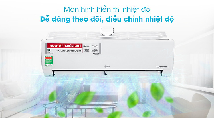 Màn hình hiển thị nhiệt độ - Máy lạnh LG Inverter 1.5 HP V13APFUV