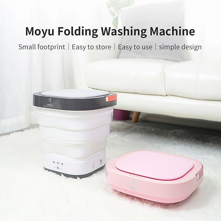 Máy giặt, sấy mini gấp gọn Moyu XPB08-F2