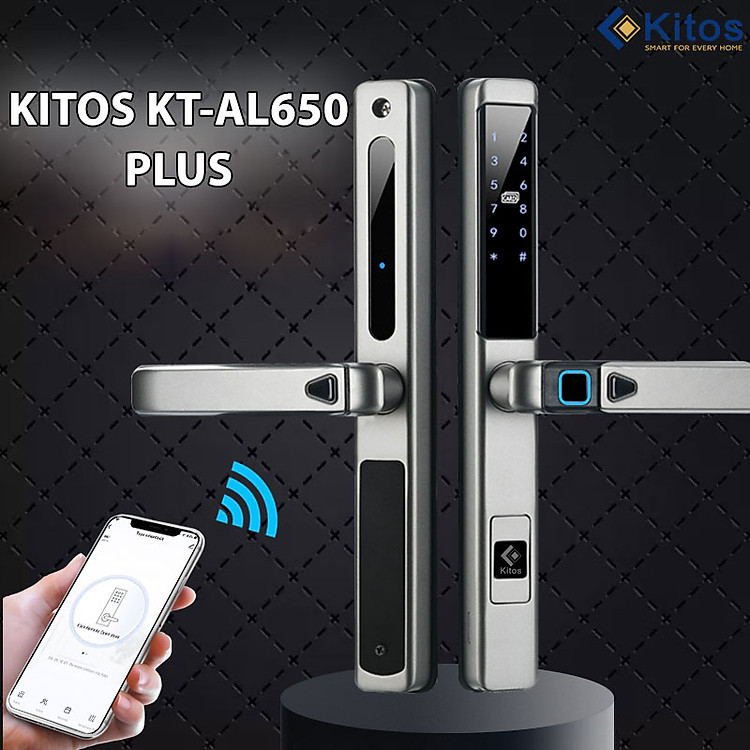 khóa thông minh cửa nhôm kitos kt-al650 plus 6