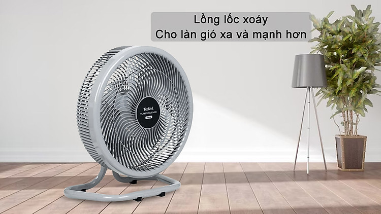 Lồng quạt sàn Tefal VH686790 thiết kế dạng lốc xoáy