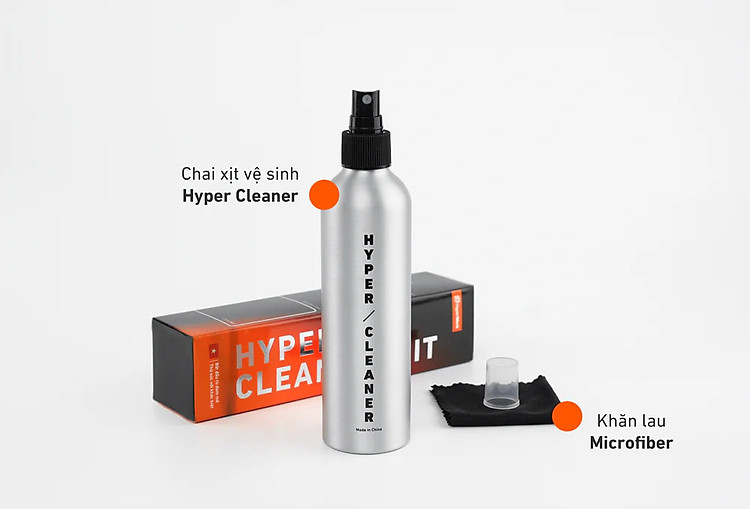 Chai xịt vệ sinh màn hình Hyperwork Cleaning Kit