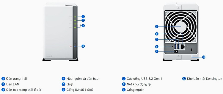 Thiết bị lưu trữ NAS Synology DS223J 17