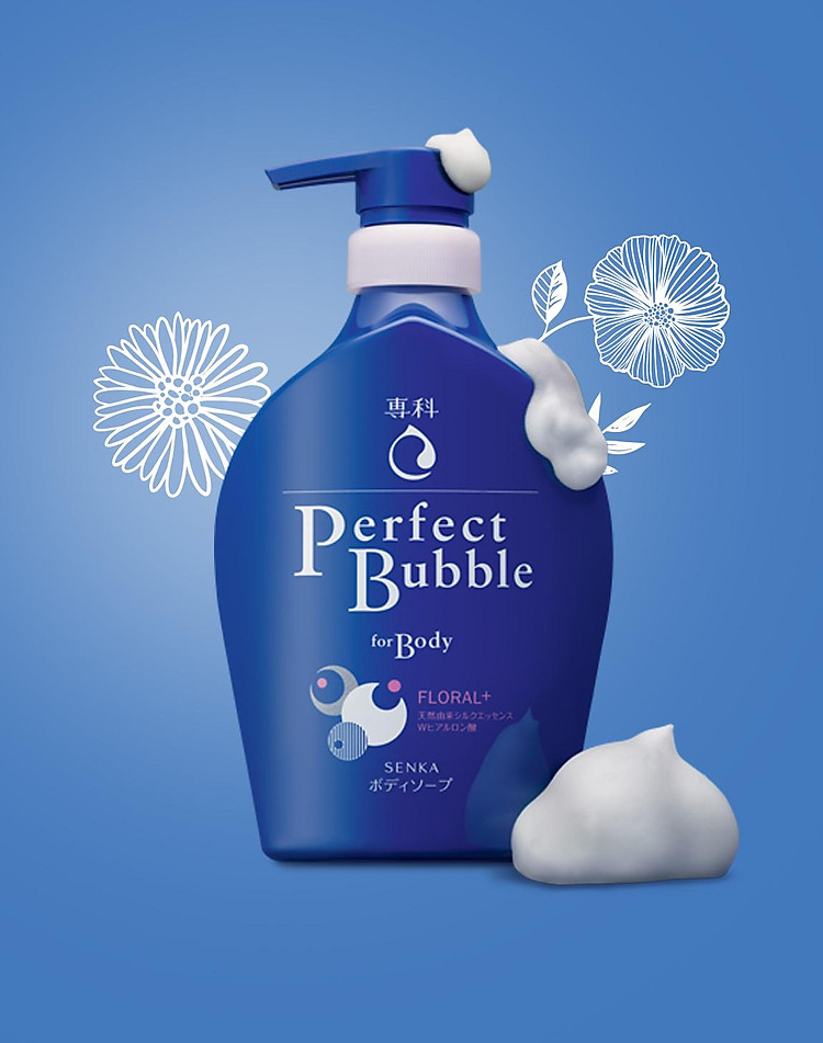 Senka Perfect Bubble For Body Floral Plus - 1