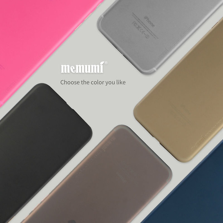 Ốp lưng nhám siêu mong 0.3mm cho iPhone 7 Plus chính hãng Memumi Ốp lưng nhám siêu mong 0.3mm cho iPhone 7 Plus chính hãng Memumi