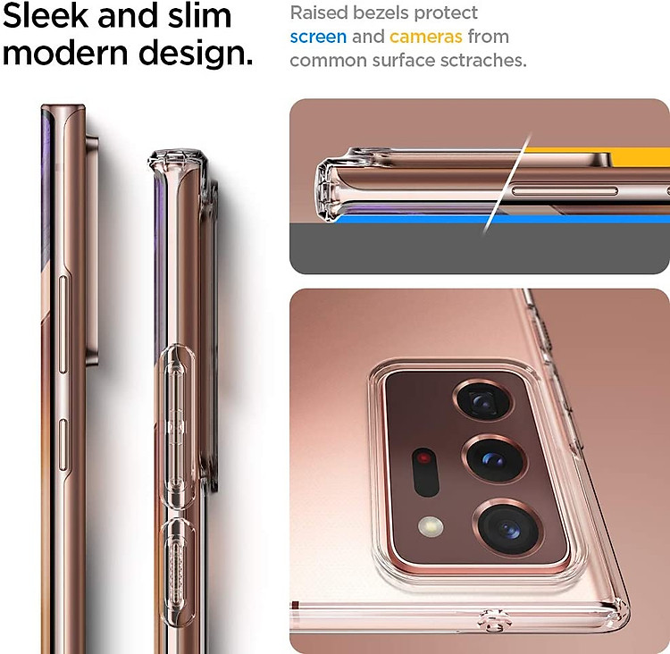 Ốp lưng silicon dẻo cho Samsung Galaxy Note 20 Ultra hiệu Ultra Thin siêu mỏng 0.6mm - Hàng nhập khẩu