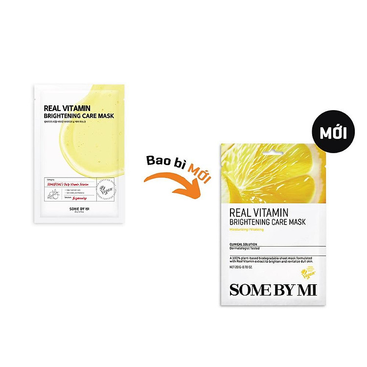 Some By Mi Real Vitamin Brightening Care Mask