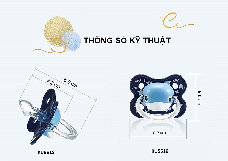 ty ngậm nhiều màu sắc từ 6 month trở lên kuku ku5519 5