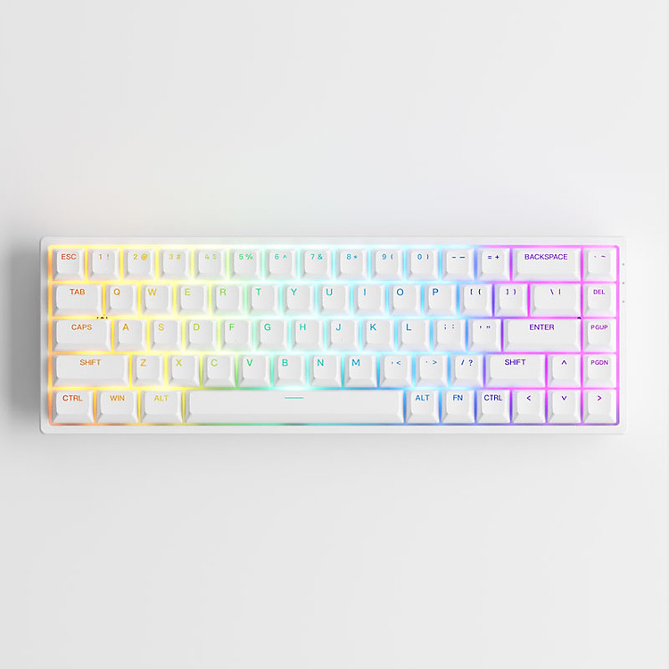 Bàn phím cơ AKKO 3068 v2 RGB – White