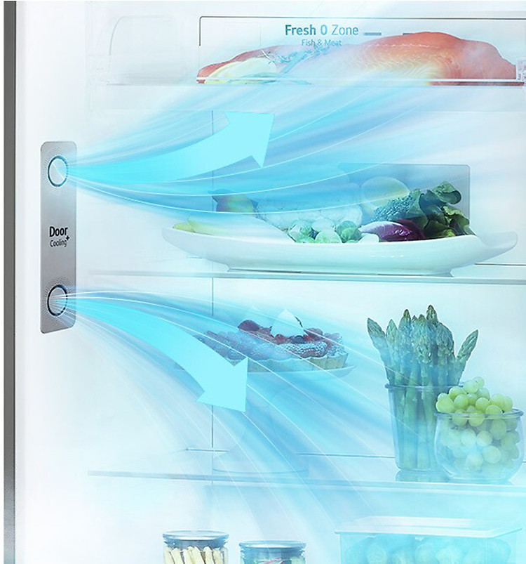 Tủ lạnh LG Inverter 394 lít GN-D392PSA door cooling