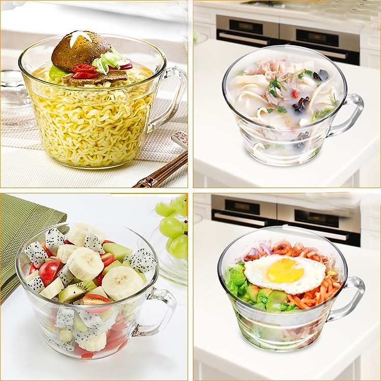 cốc thủy tinh có vạch chia glassloc hàn quốc gl1475